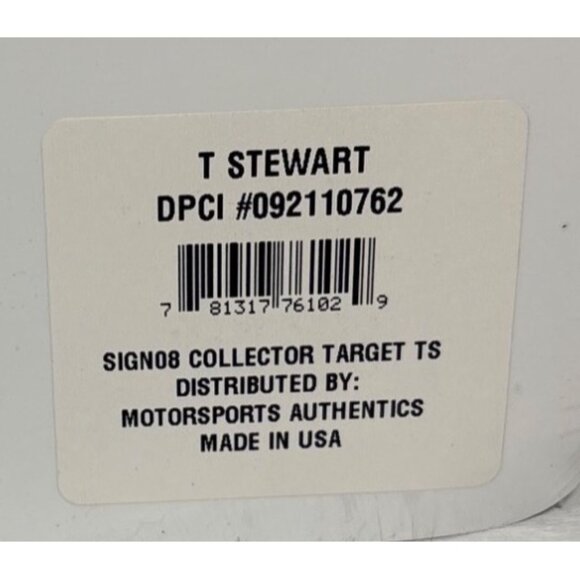 Tony Stewart #20 Home Depot NASCAR Joe Gibbs Racing Metal Sign 8.5x11" Sealed - Picture 4 of 6